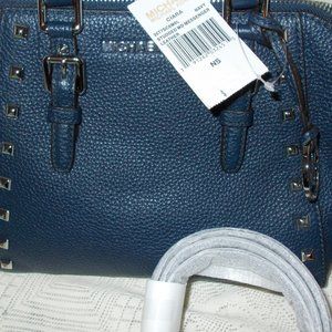 Michael Kors Ciara Blue New Shoulder Handbag